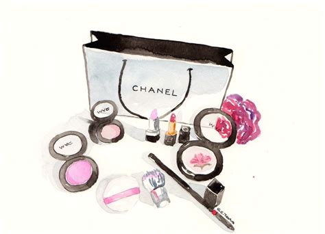 chanel makeup cartoon drawing|chanel try on customer care.